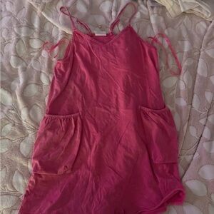 Boutique Pink romper with Pockets